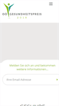 Mobile Screenshot of gesundheitspreis.at